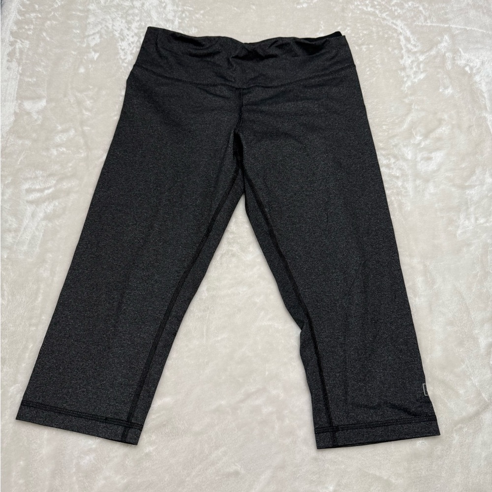Black Performance Leggings with Wide Waistband
